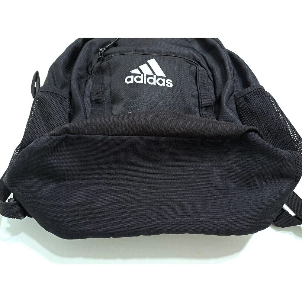 Adidas Backpack Black Load Spring Bookbag Multiple Pockets Laptop Y2K